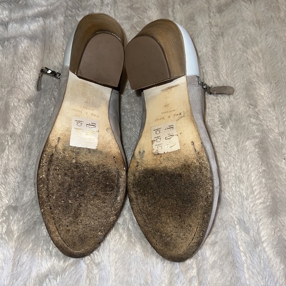 Rag & Bone Two-Tone Margot Suede Leather Ankle Boots - Picture 9 of 9